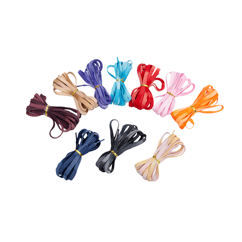 Lacets de teinture à attaches
